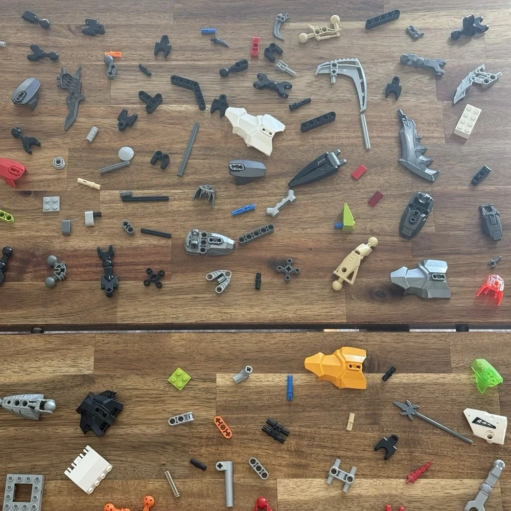 LEGO BIONICLE Hero Factory Bulk Lot of 200+ Parts Pieces 12 oz. SEE PICTURES!